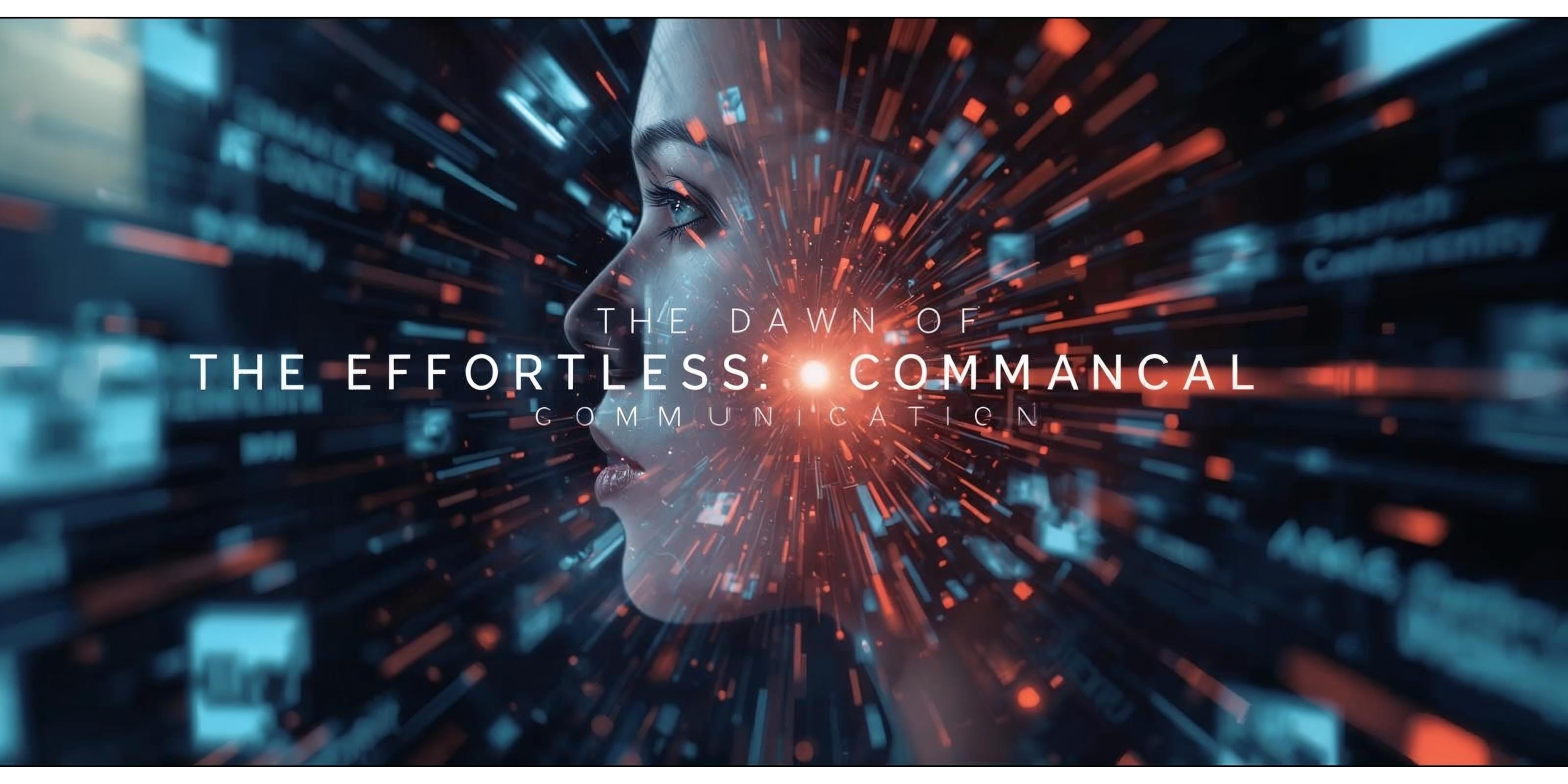 Conceptual image of an AI having a natural, fluid conversation